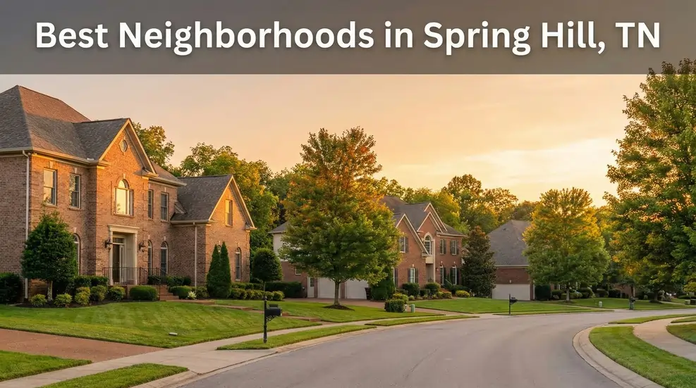 Best Neighborhoods in Spring Hill, TN